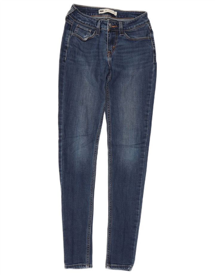 Levi's Vaqueros Pitillo Mujer W24 L30 Algodón Azul