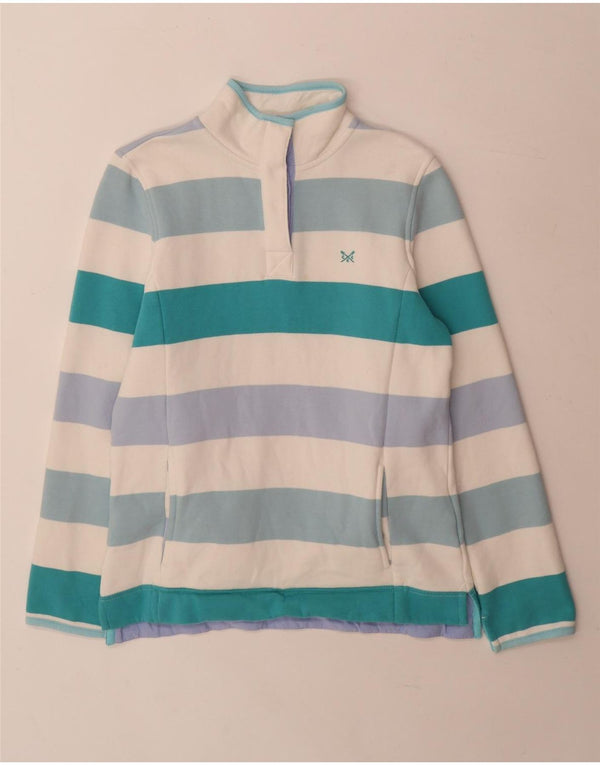 Crew Clothing Sudadera para mujer Jumper UK 8 Small Multicolor Rayas