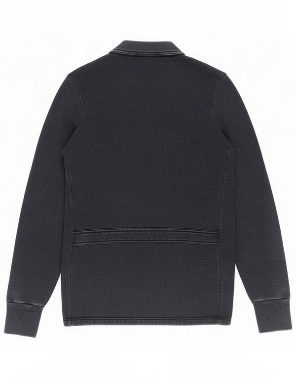Ralph Lauren Suéter tipo cárdigan para mujer UK 44 Grande Algodón azul marino
