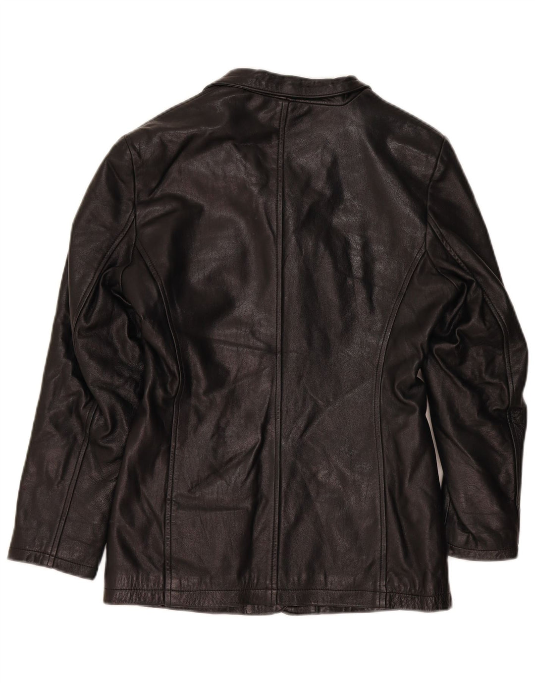 Davin Womens Leather Jacket IT 42 Medium Black