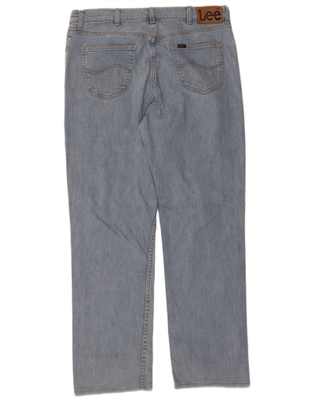 Lee Vaqueros Rectos Brooklyn Hombre W38 L31 Algodón Azul