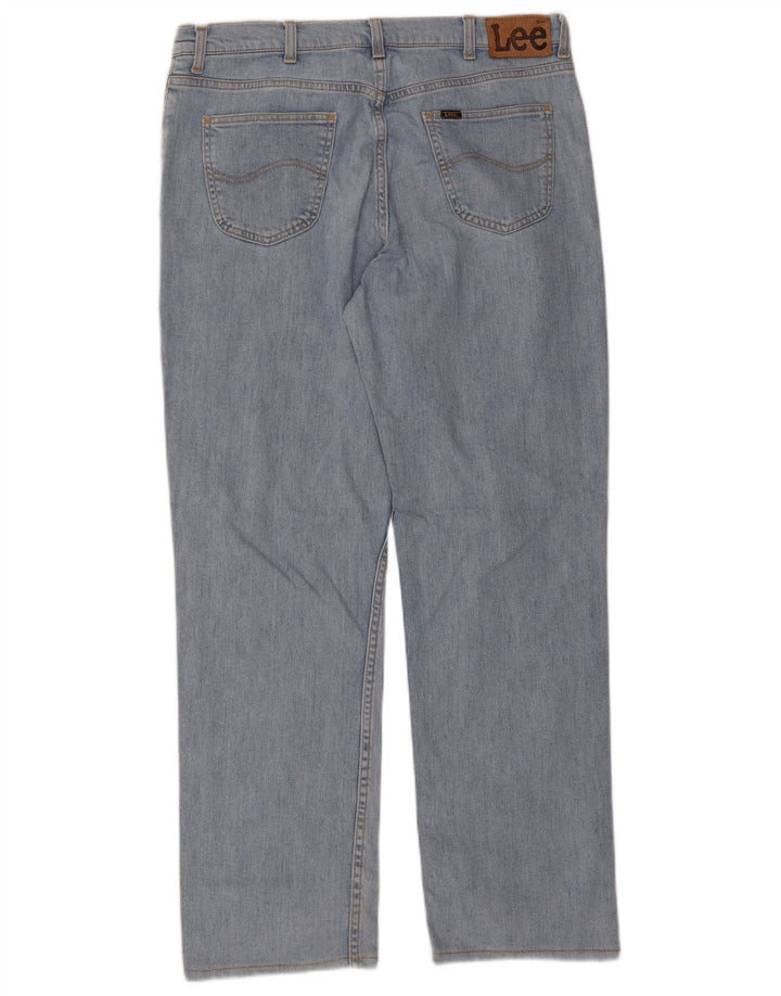 Lee Vaqueros Rectos Brooklyn Hombre W38 L31 Algodón Azul