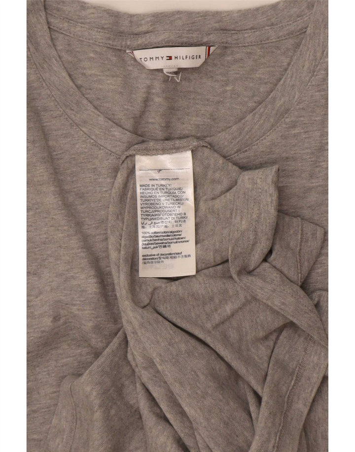 Camiseta Tommy Hilfiger Hombre Top Algodón Gris Medio