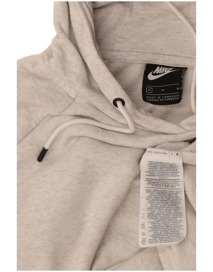 Nike - Sudadera con capucha para mujer, talla 40, algodón gris medio