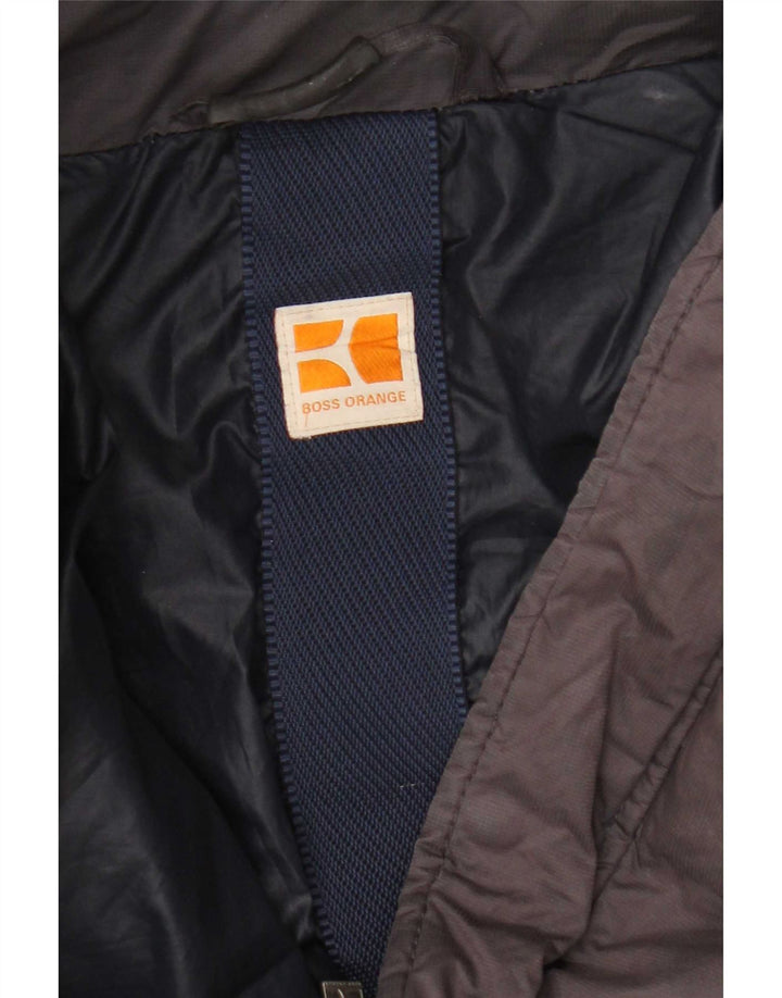 Hugo Boss Chaqueta acolchada con capucha para hombre UK 38 Medium Granate