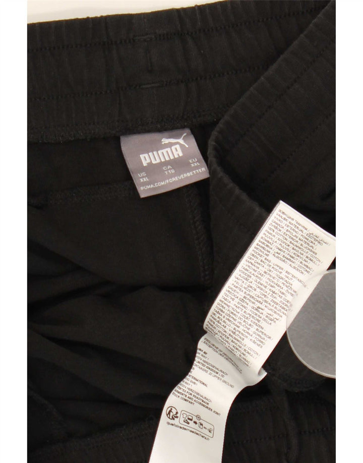 Puma Pantalones cortos deportivos para hombre 2XL Algodón negro
