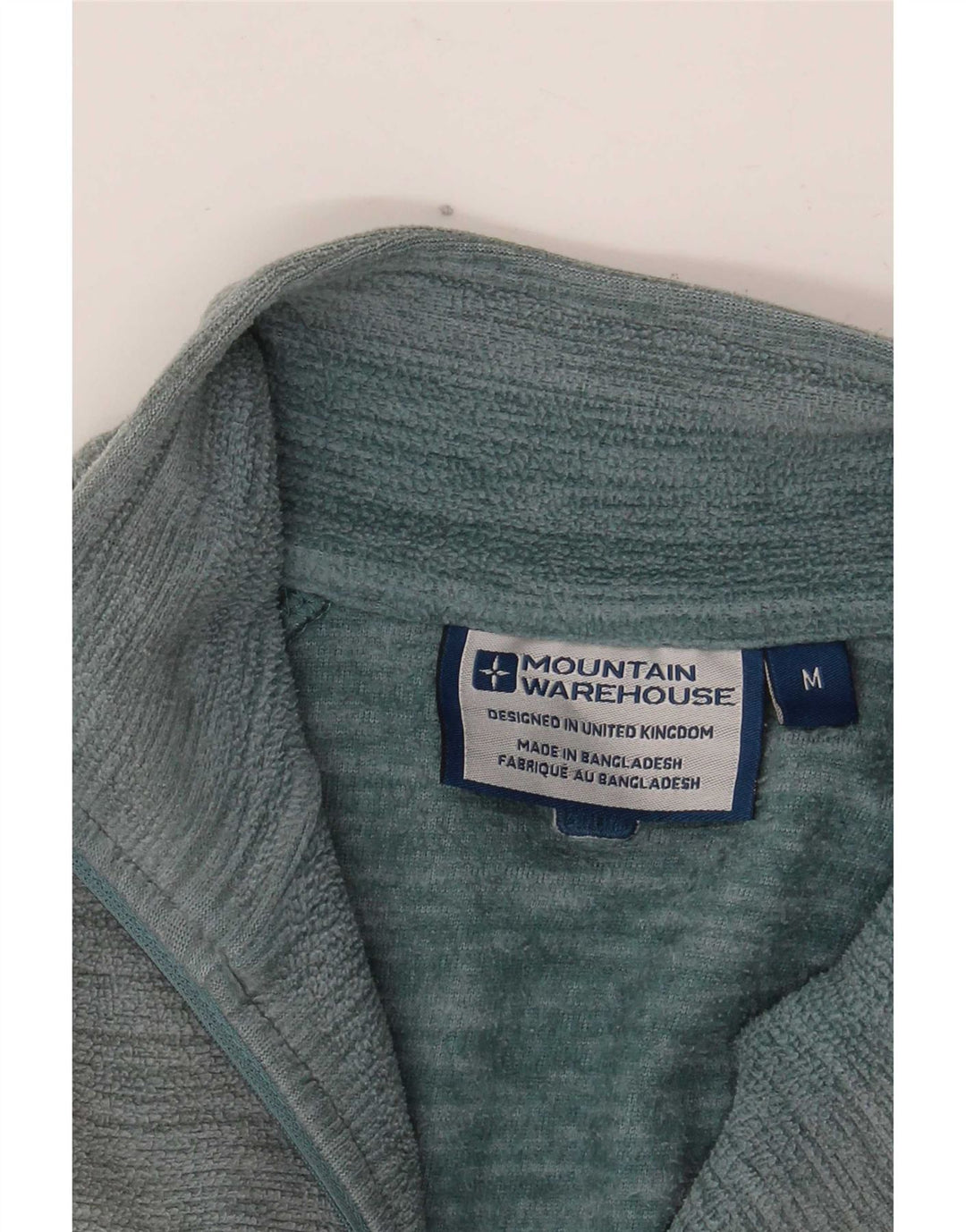 Jersey de forro polar con cuello y cremallera para hombre de Mountain Warehouse Azul medio