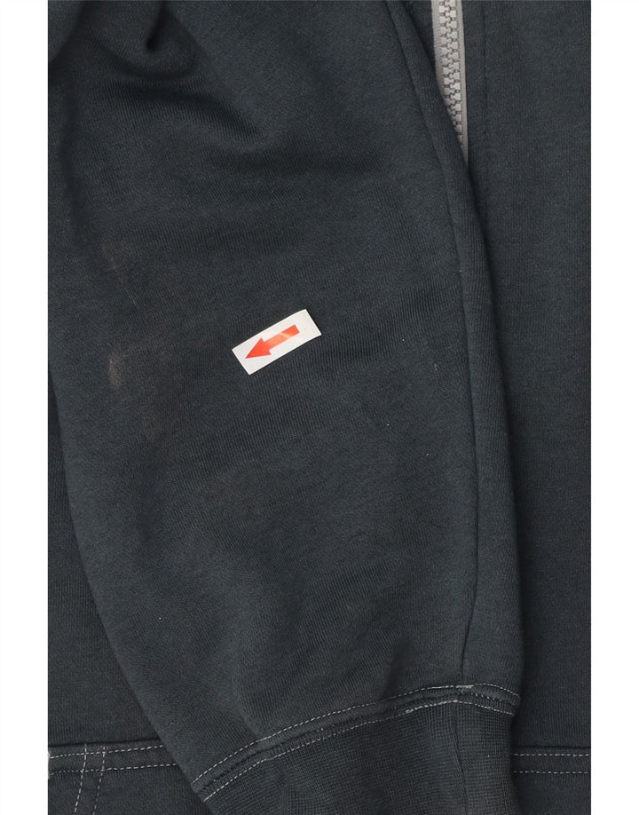 Nike - Sudadera con capucha y cremallera para hombre, talla grande, algodón azul marino