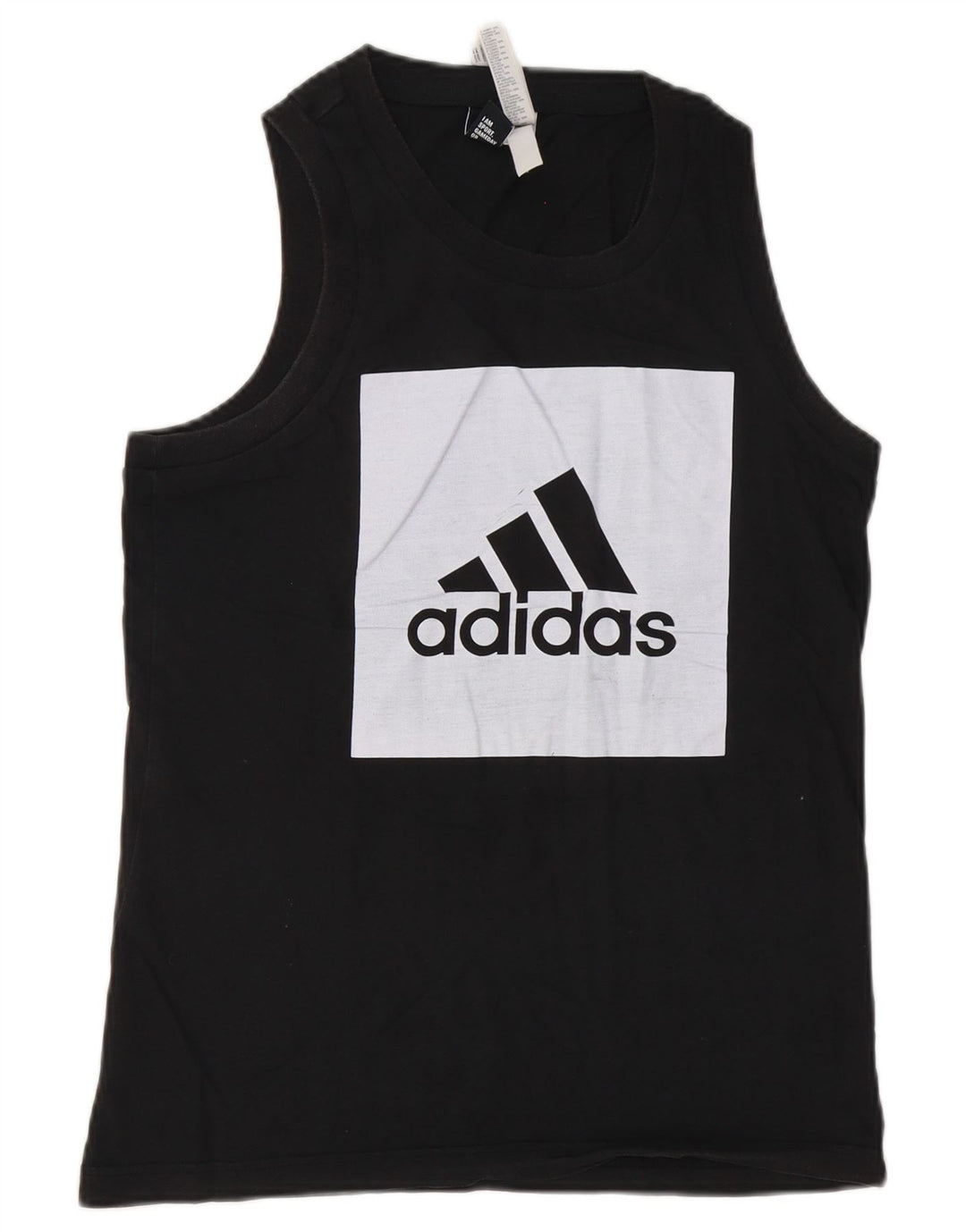 Adidas Hombre Graphic Vest Top Pequeño Algodón Negro