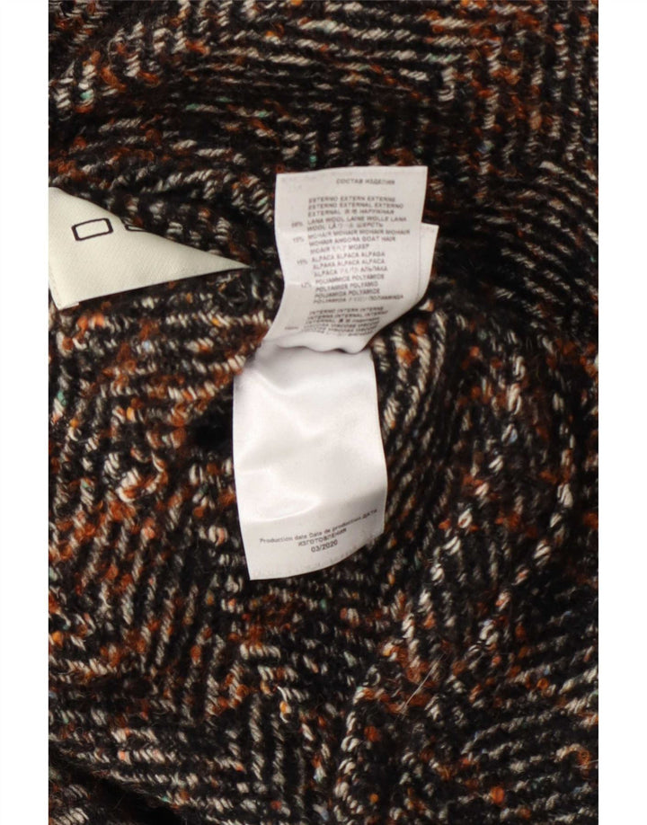 Abrigo para hombre Etro IT 52 XL Marrón Herringbone Lana Clásico