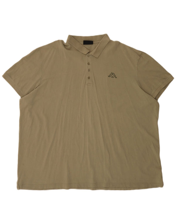 Kappa Polo Hombre 6XL Caqui Algodón