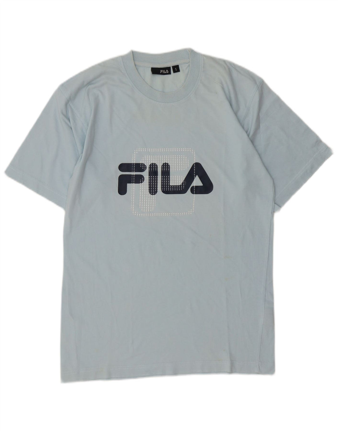 Fila - Camiseta gráfica para hombre, talla pequeña, algodón azul