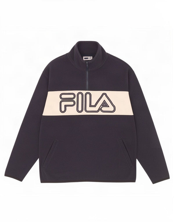 Fila Boys Graphic Fleece Jumper 13-14 años Grande Azul Marino Colorblock