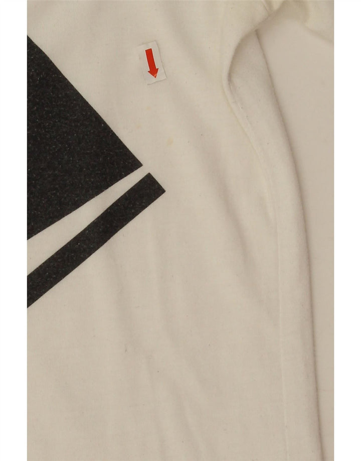 Nike Camiseta gráfica extragrande para mujer UK 6 XS Poliéster blanco