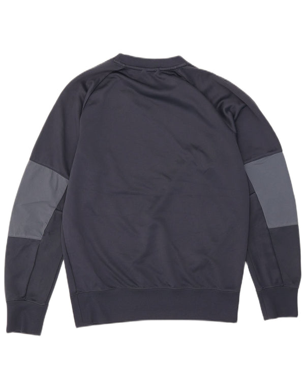 Nike - Sudadera con gráfico para hombre (talla pequeña), color azul marino, poliéster