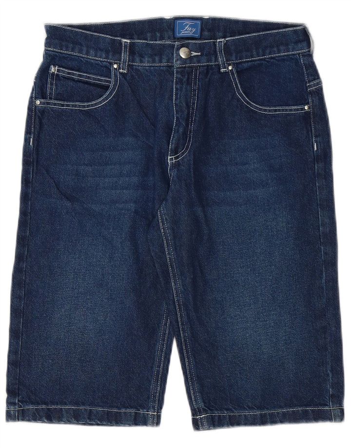 Fay Shorts vaqueros para niño 15-16 años W28 Algodón azul