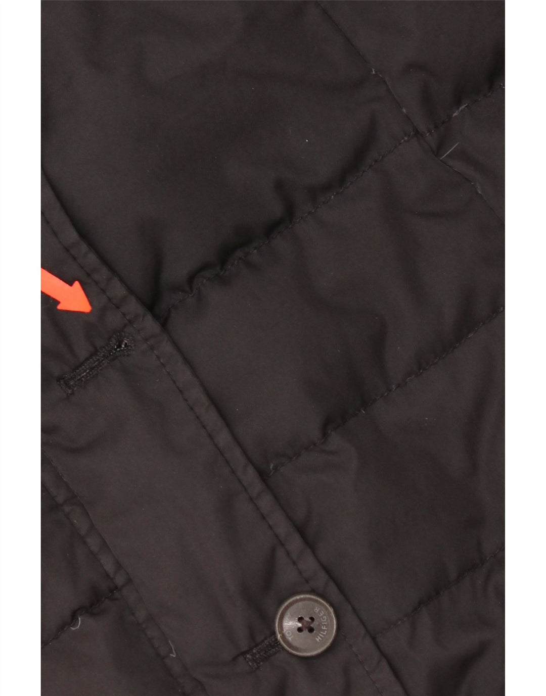 Tommy Hilfiger Chaleco acolchado para mujer UK 44 Grande Poliéster negro