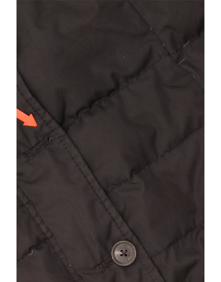 Tommy Hilfiger Chaleco acolchado para mujer UK 44 Grande Poliéster negro