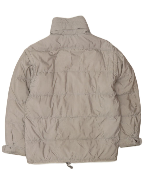 Ciesse Piumini Chaqueta acolchada para hombre UK 40 Grande Poliéster gris