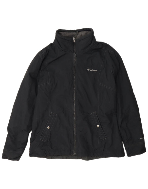 Columbia Chaqueta cortavientos Omni-Shield para mujer UK 40 XL Nylon negro