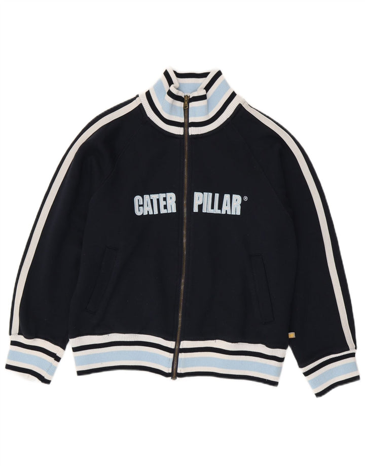 Caterpillar Chaqueta de chándal con gráfico para niños 13-14 años Azul Marino