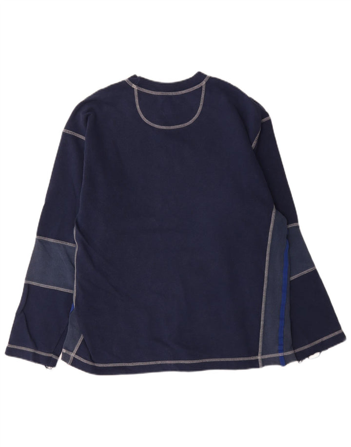 Levi's Hombre Top Manga Larga Algodón Colorblock Azul Marino Medio