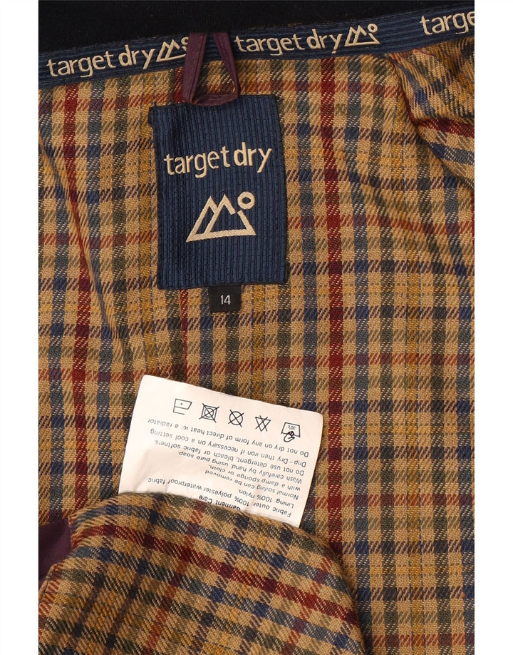 Gabardina con capucha de gran tamaño para mujer Target Dry UK 44 Poliéster morado grande