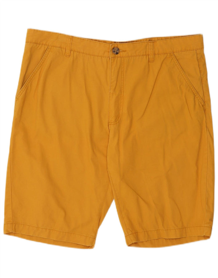 Dack's Pantalones cortos chinos de ajuste regular para hombre IT 52 XL W38 Algodón amarillo