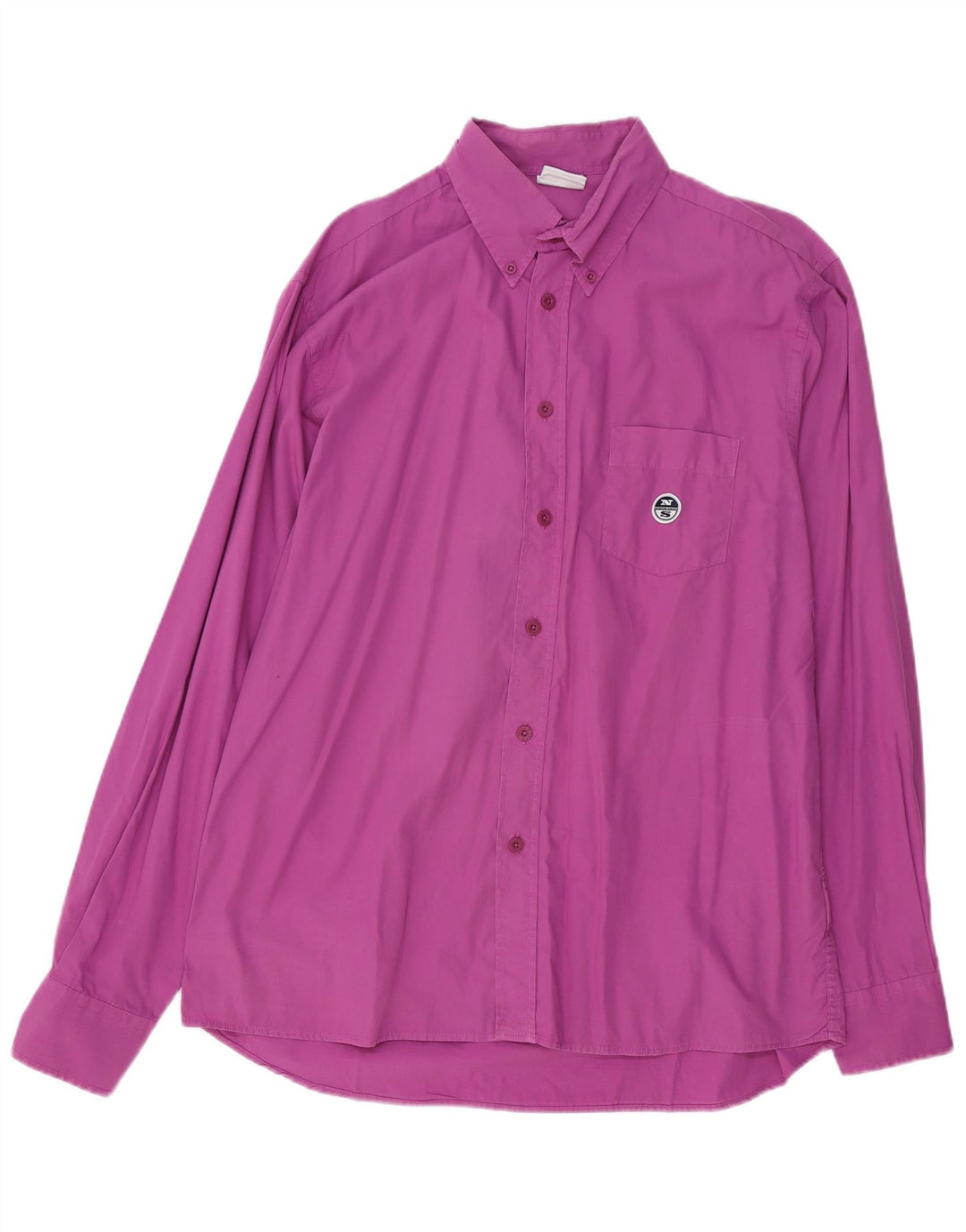 NORTH SAILS Camisa Hombre XL Algodón Morado