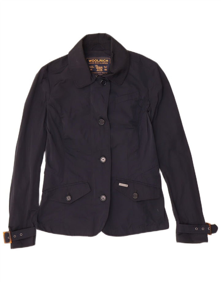 Woolrich Chaqueta utilitaria para mujer UK 6 XS Azul marino Poliéster