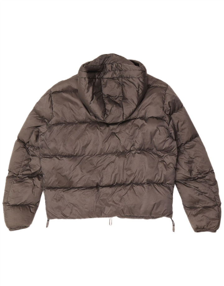 Chaqueta acolchada con capucha Emporio Armani Hombre IT 50 Poliamida gris medio