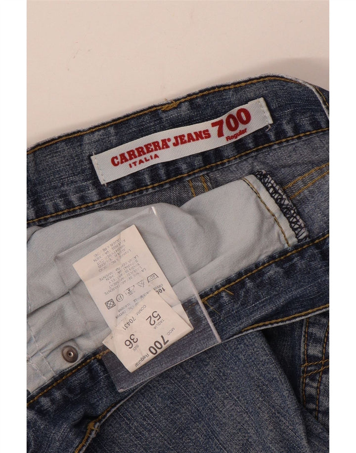 CARRERA Vaqueros rectos de corte regular 700 para hombre W36 L30 Algodón azul