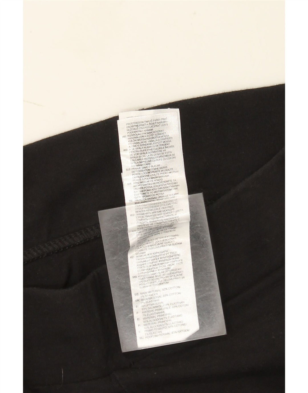 Adidas Leggings para mujer Reino Unido 10 Pequeño Algodón Negro