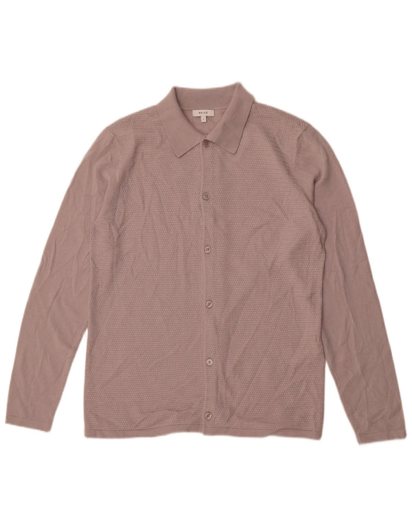 Camisa Reiss Hombre Grande Lana Gris