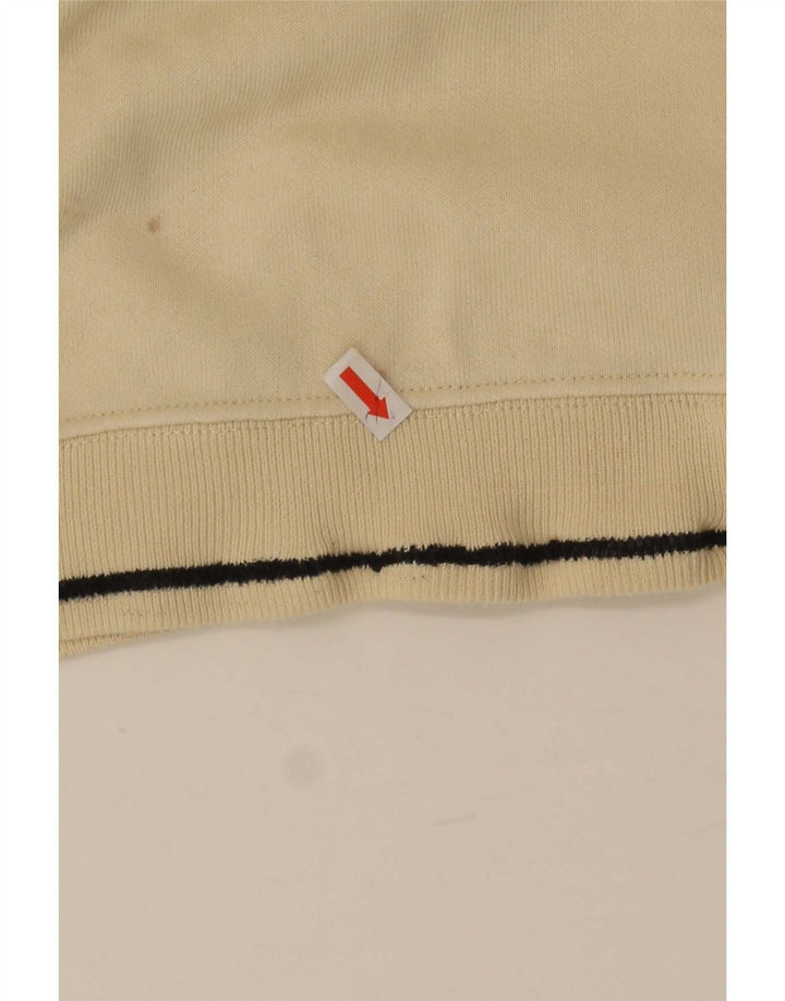 Champion Sudadera Con Cuello Y Cremallera Gráfica Para Hombre Jersey Pequeño De Algodón Beige