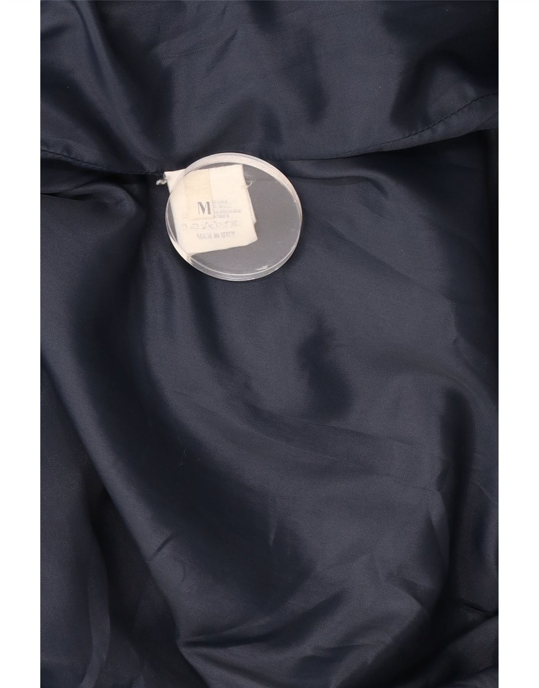 Vintage mujer oversize Duffle abrigo Reino Unido 14 lana azul marino medio