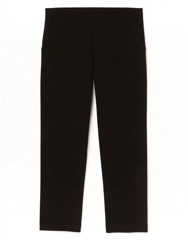 Marks & Spencer Pantalones chinos rectos para niños 14-15 años W32 L28 Negro