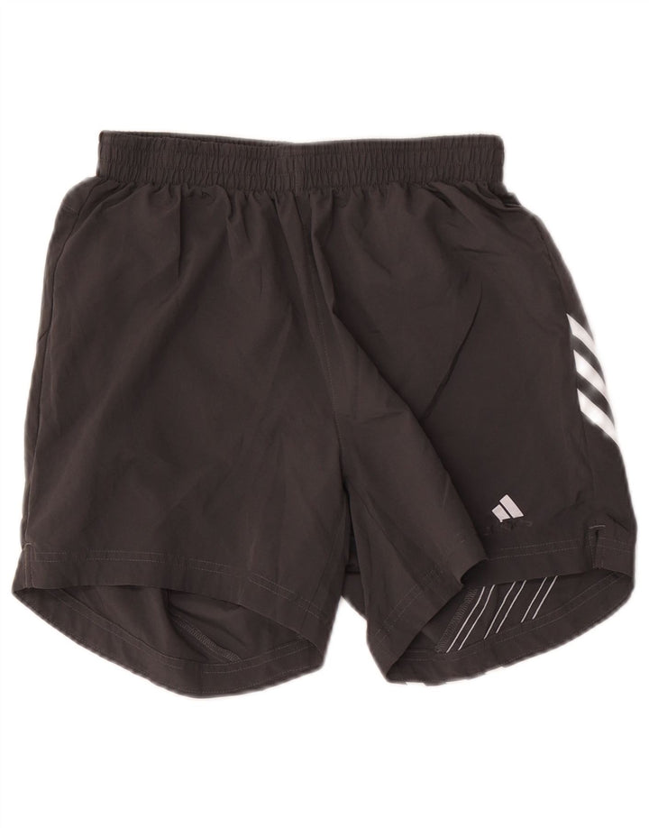Adidas Mens Aeroready Sport Shorts Pequeño Gris Poliéster