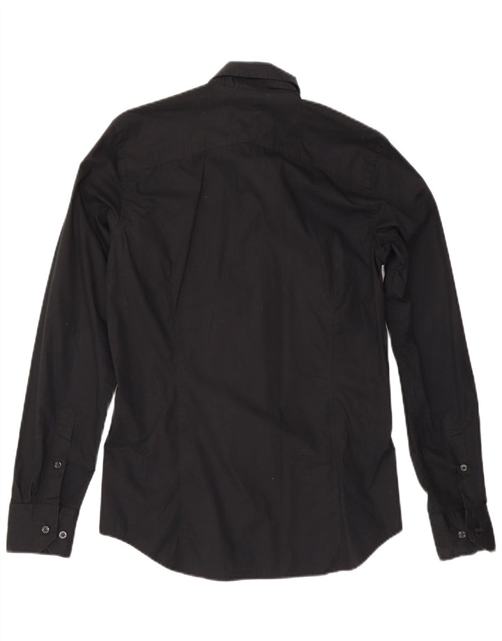 G-STAR Hombre Camisa Slim Fit Pequeña Negra