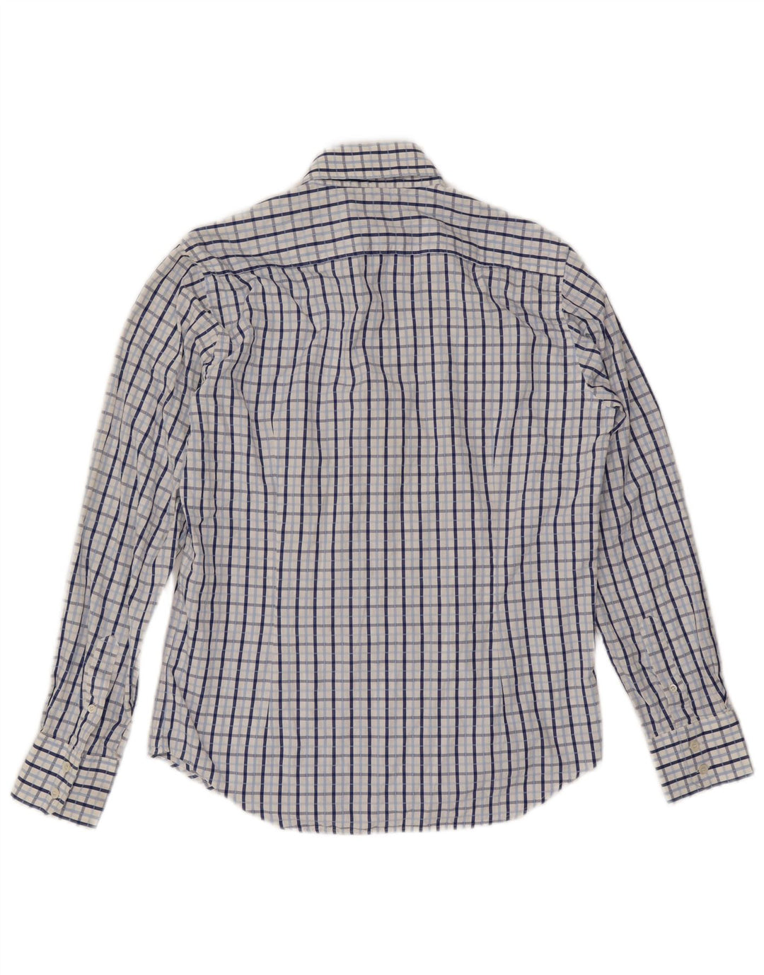 Ted Baker Camisa para hombre Talla 3 Algodón a cuadros azul mediano