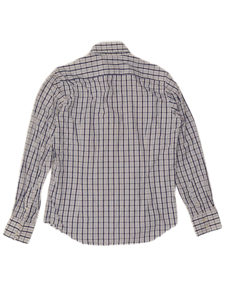 Ted Baker Camisa para hombre Talla 3 Algodón a cuadros azul mediano