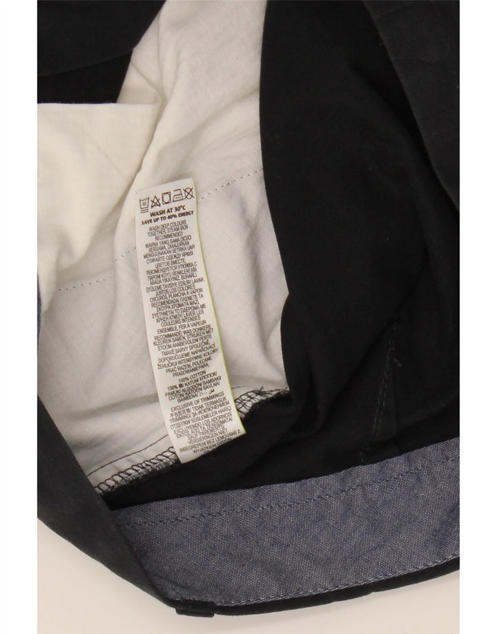 Marks & Spencer Pantalones cortos chinos para hombre W36 Grande Algodón azul marino