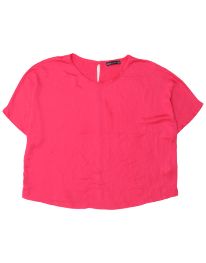Marks & Spencer Blusa para Mujer Top UK 20 2XL Poliéster Rosa