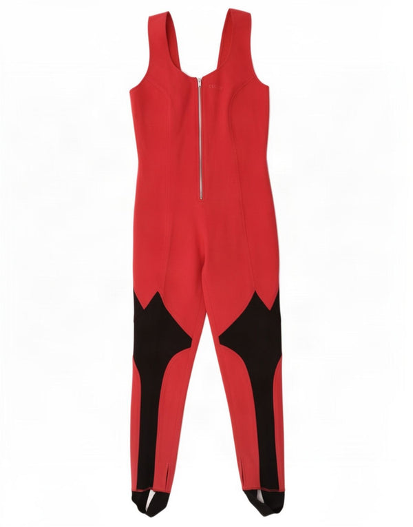 Colmar Womens Stirrup Jumpsuit IT 44 Medium Pink Colourblock Polyamide