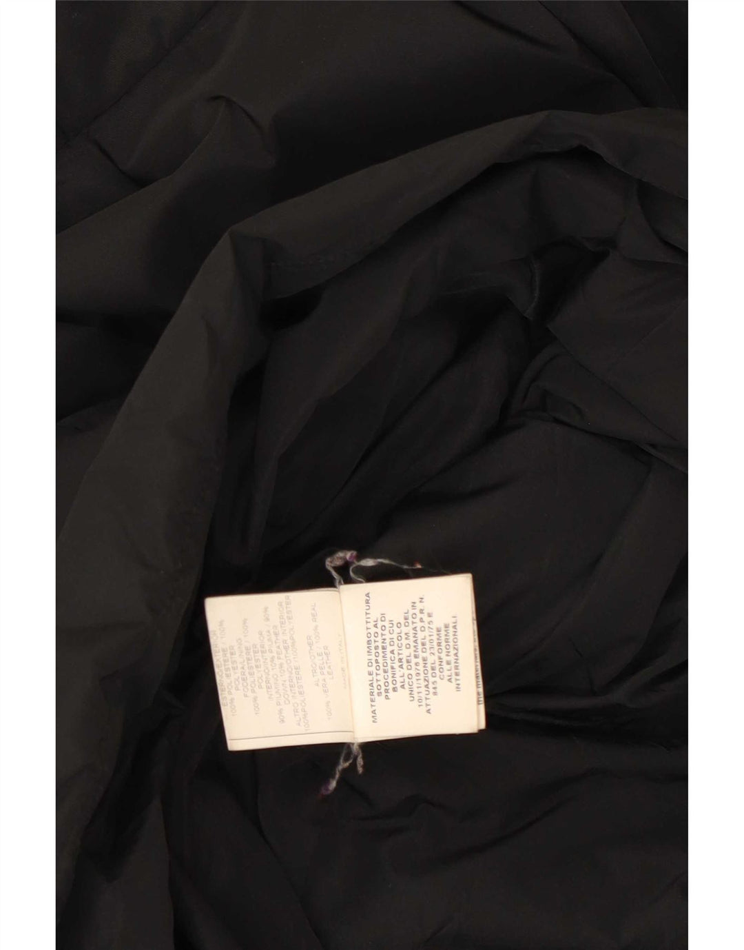Ermanno Scervino Abrigo acolchado para mujer IT 42 Medio Negro Poliéster