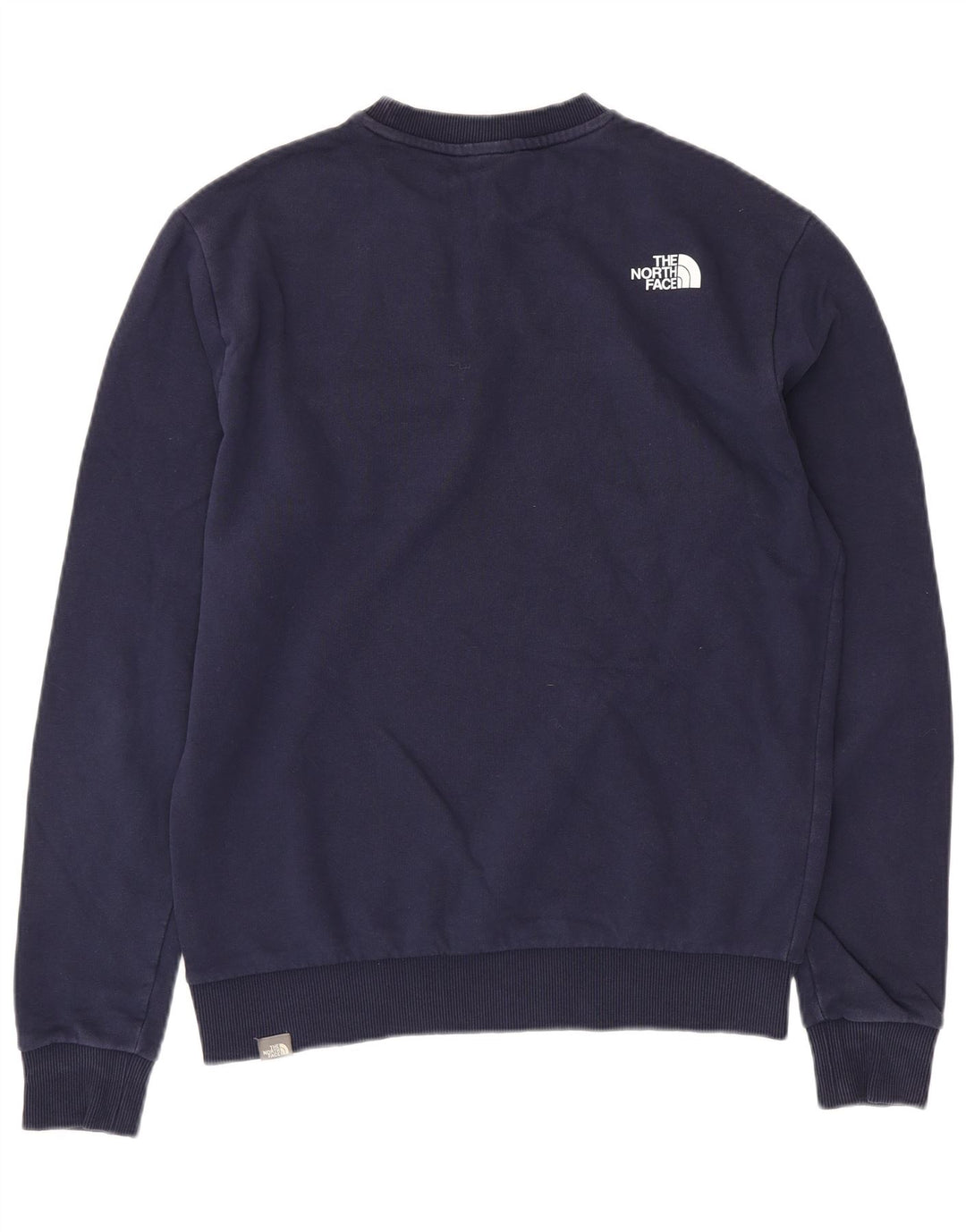 THE NORTH FACE Hombre Sudadera Jumper Medium Azul Marino Colorblock Algodón