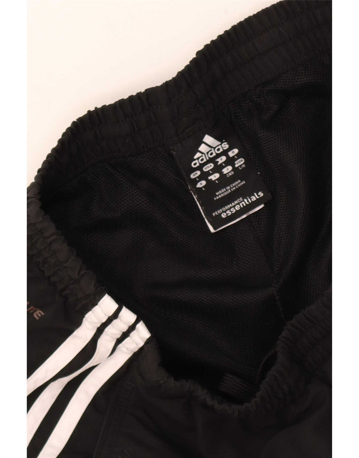 Adidas Mens Climalite Sport Shorts Grande Negro Poliéster