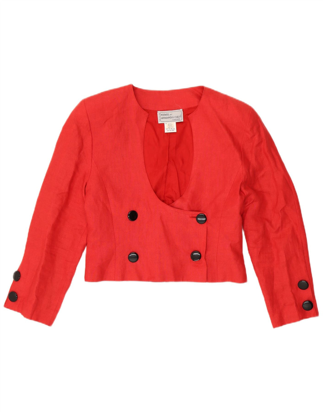 ARMANDO CALO Top de tirantes para mujer IT 46 Large Red Flax