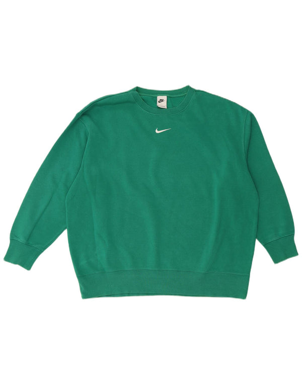 Nike - Sudadera holgada para hombre, color verde