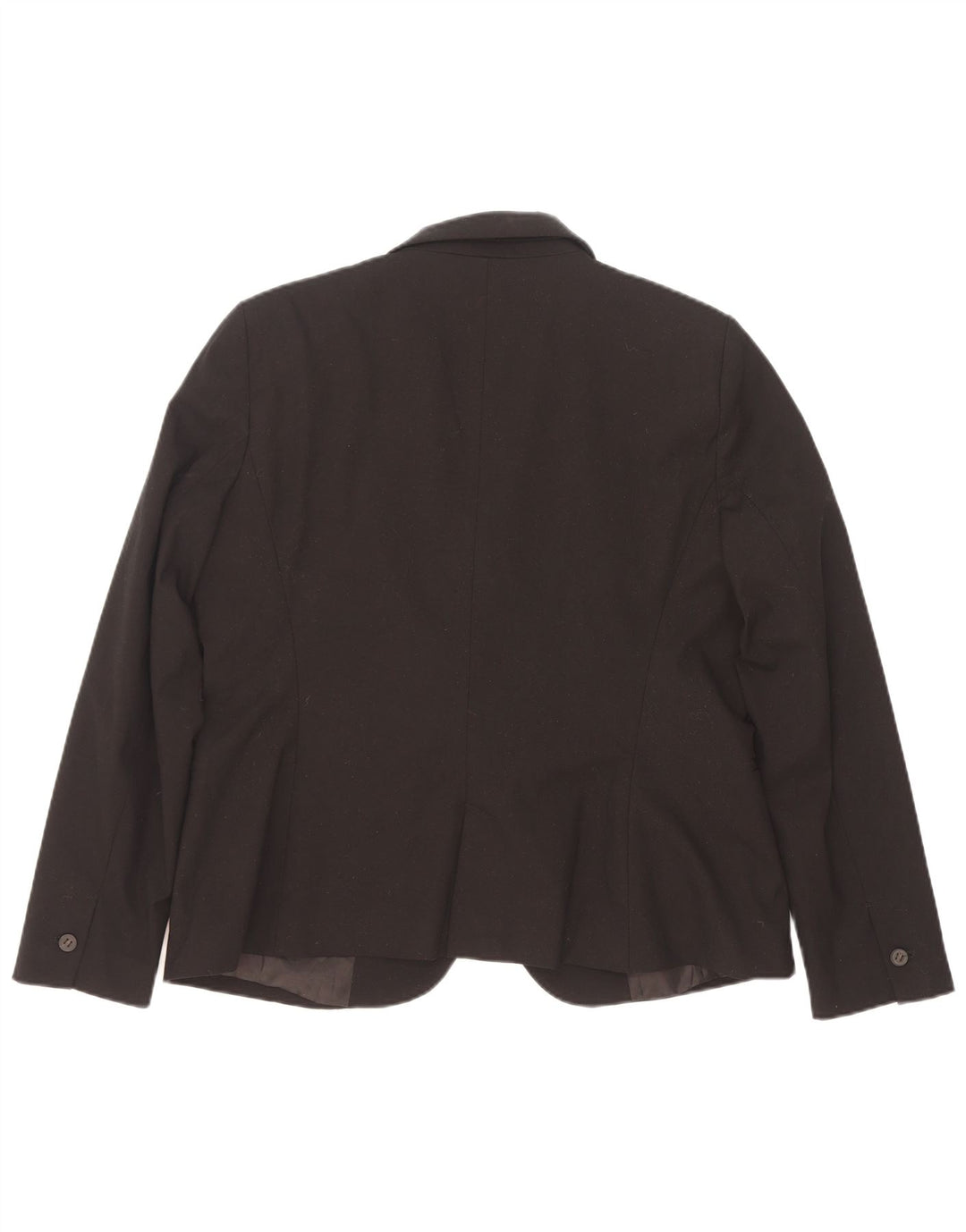 Zara Mujer Chaqueta Blazer De 1 Botón EU 44 XL Poliéster Negro